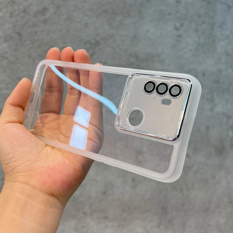 For Tecno Spark 8C Case Tecno Spark Go 2022 Phone Case Tecno Pop 5 lte Pop 5 Pro Case Spark9 Luxury Soft Bumper Clear Back Cover
