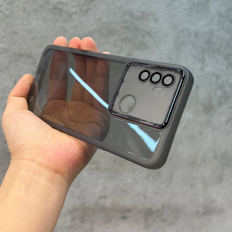 For Tecno Spark 8C Case Tecno Spark Go 2022 Phone Case Tecno Pop 5 lte Pop 5 Pro Case Spark9 Luxury Soft Bumper Clear Back Cover