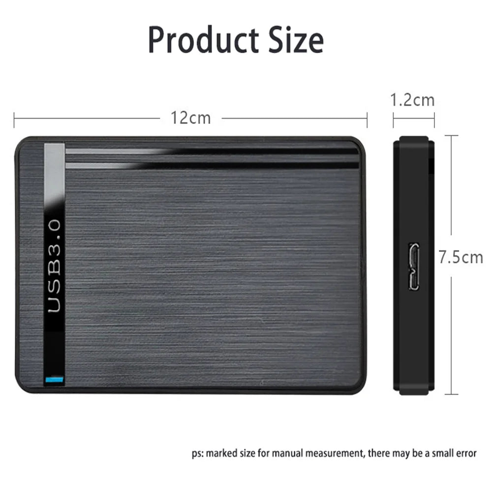 2.5-inch SATA to USB 3.0 HDD Enclosure Type C Mobile Hard Drive Case For SSD External Storage HDD Box With USB 3.0 2.0 Cable ABS