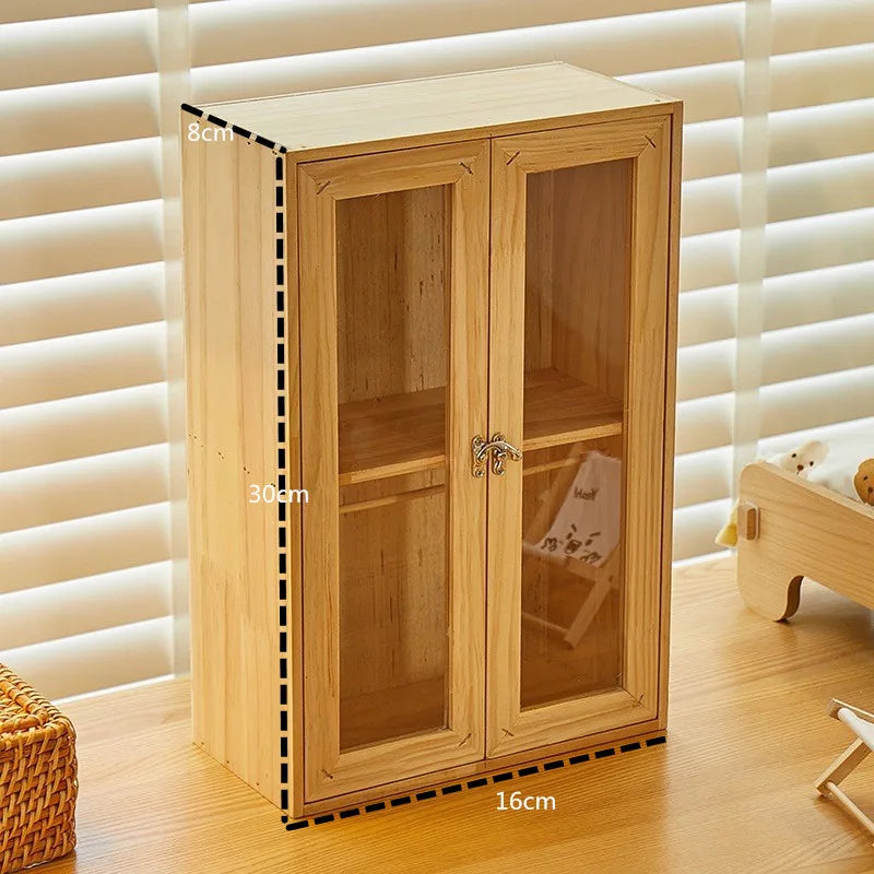 Labubu Doll Clothes  Rack Cotton Doll  Closet Storage Cabinet  Doll Display Cabinet  Pull String  Cloth Hanging Wardrobe