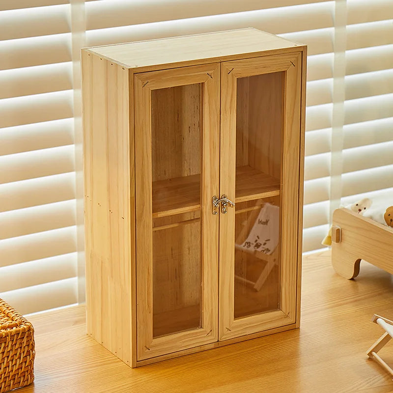 Labubu Doll Clothes  Rack Cotton Doll  Closet Storage Cabinet  Doll Display Cabinet  Pull String  Cloth Hanging Wardrobe