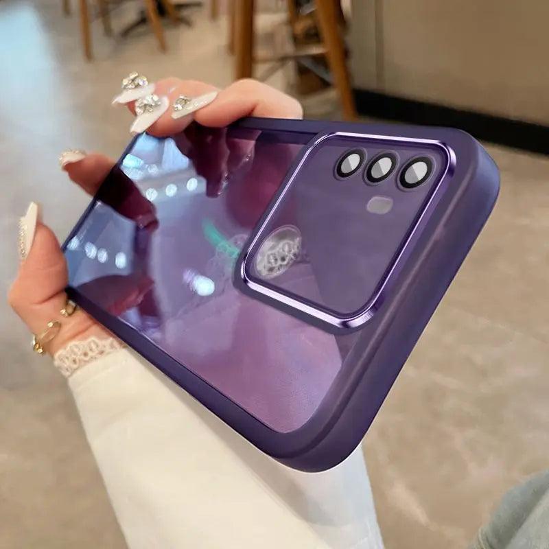 For Tecno Spark 8C Case Tecno Spark Go 2022 Phone Case Tecno Pop 5 lte Pop 5 Pro Case Spark9 Luxury Soft Bumper Clear Back Cover